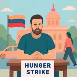 Nahuel Gallo, gendarme argentino detenido en Venezuela, comenzó una huelga de hambre