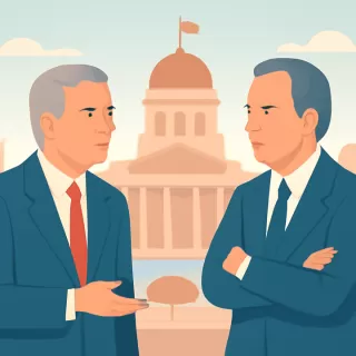 Tensiones entre Llaryora y Schiaretti tras votación de la reforma laboral