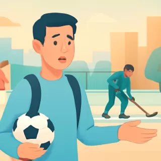 Argentino en EE.UU. confundió invitación a jugar un partido y terminó en cancha de béisbol y hockey