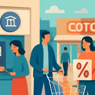 Clientes del Banco Nación reciben 30% de descuento en Supermercados Coto durante febrero