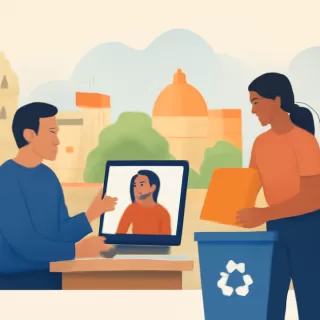 Justiniano Posse comparte su modelo de gestión de residuos con Guatemala