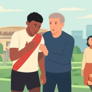 Kendry Páez sufrió una lesión tras ingresar en el entretiempo en River Plate