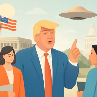 Trump ordena al Pentágono desclasificar archivos sobre ovnis y vida extraterrestre