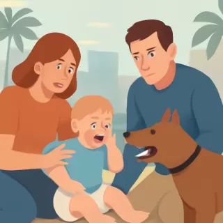 Bebé de un año atacado por perro en parque de Miami Beach