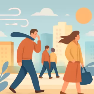 Comodoro Rivadavia y Rada Tilly presentan un lunes ventoso con máxima de 27°C