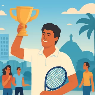 Tomás Etcheverry se consagró campeón en el ATP 500 de Río de Janeiro