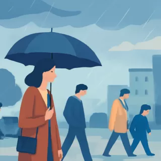 Ciclón extratropical provoca lluvias y descenso de temperatura en Uruguay