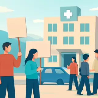 Paro indefinido de ATE en el Hospital de Villa La Angostura por reclamos de nombramientos