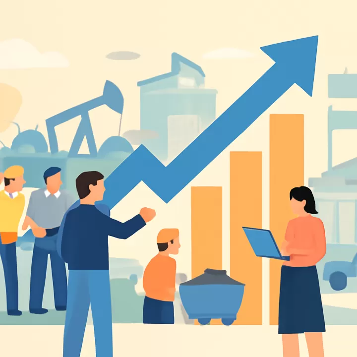 Economía argentina crece 4,4% en 2025 con variaciones sectoriales y debate sobre datos