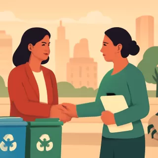 Clara Brugada y ANTAD acuerdan colaboración para mejorar la separación de residuos en Ciudad de México