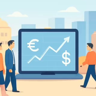 Cotización del euro y dólar blue en Argentina el 25 de febrero de 2026