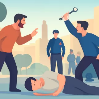 Discusión de tránsito en Castelar concluyó con un hombre desmayado tras agresión con llave de tuercas