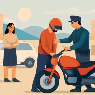 Secuestran una moto y detienen a su conductor por maniobras peligrosas en Allen