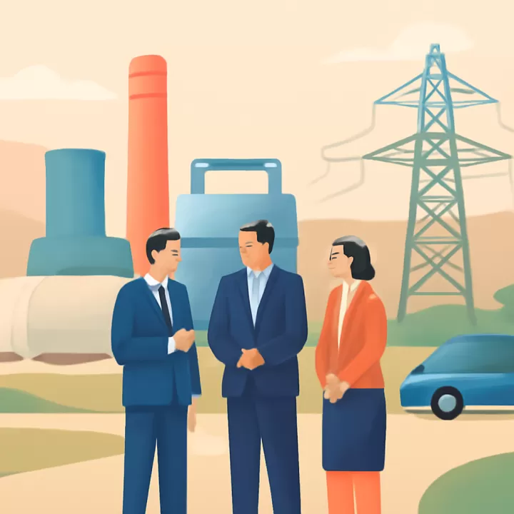 Weretilneck, Marín y Figueroa visitaron el polo energético en Sierra Grande, Río Negro