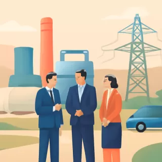 Weretilneck, Marín y Figueroa visitaron el polo energético en Sierra Grande, Río Negro