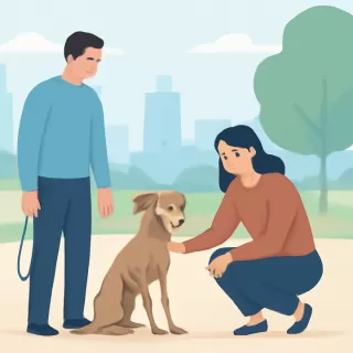 Rescatan a perro abandonado en General Pacheco con diagnóstico grave y busca familia adoptiva