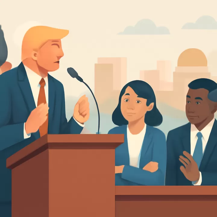 Demócratas critican el discurso de Trump ante el Congreso