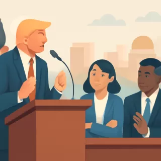 Demócratas critican el discurso de Trump ante el Congreso