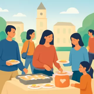 Venta benéfica en Colón para apoyar la salud de Teresita Pighetti