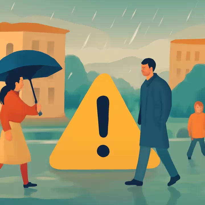 Alerta amarilla por lluvias rige el domingo 1 de marzo en la región