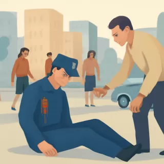 Policía bonaerense herido de bala en un asalto en San Martín, GBA