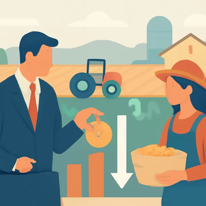 La liquidación de divisas del campo en febrero cayó un 30% respecto a enero