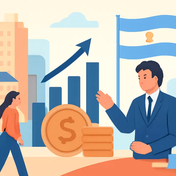 Plan económico de Milei busca reducir riesgo país y tasas de interés en pesos