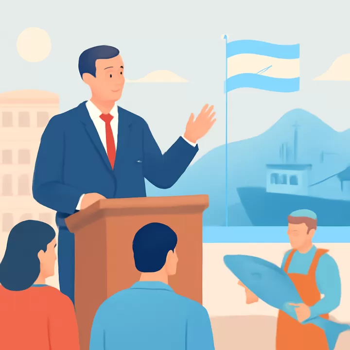 Gobernador Torres impulsa la industrialización de la pesca en Chubut