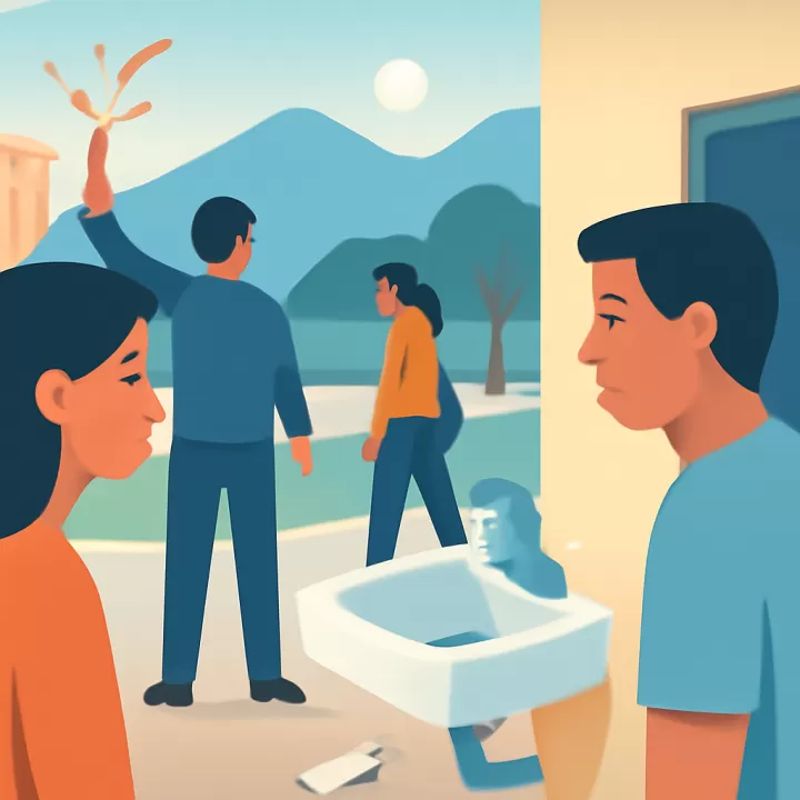 Incidentes con pirotecnia y daños en un sanitario durante el UPD en Villa La Angostura