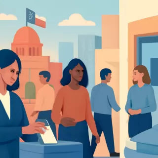 Alta participación en votación anticipada en Texas ilusiona a demócratas frente a Greg Abbott