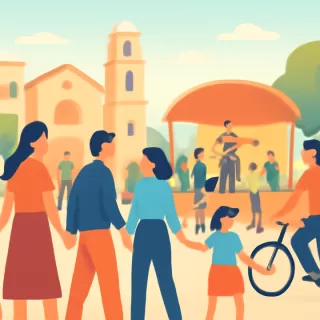 Día de la Familia congrega a cientos en el Centro Histórico de García, Nuevo León