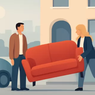 Wanda Nara retira muebles de la vivienda que compartía con Mauro Icardi en Milán