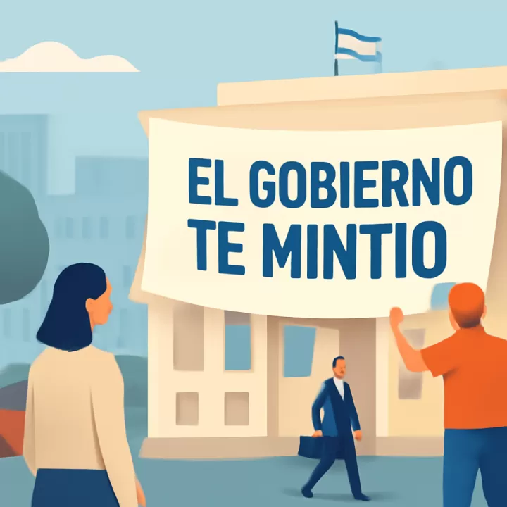 Intendencia de Montevideo retira pasacalles con la frase “el gobierno te mintió” y explica motivo