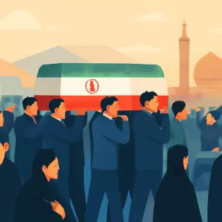 Irán realiza funeral por las 165 víctimas del ataque aéreo en una escuela de Minab