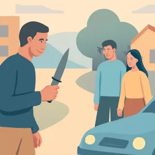 Denuncian amenazas de un hombre armado con cuchillos en el barrio Virgen Misionera de Bariloche