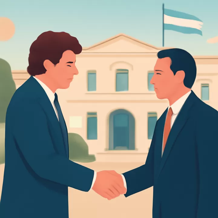 Javier Milei recibió a Lamelas en la residencia de Olivos durante la tensión en Medio Oriente