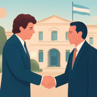 Javier Milei recibió a Lamelas en la residencia de Olivos durante la tensión en Medio Oriente