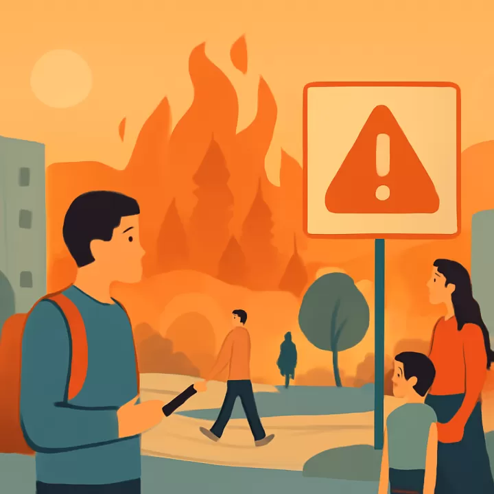 SPLIF reporta condiciones de alto riesgo de incendios en Bariloche y Luis Beltrán