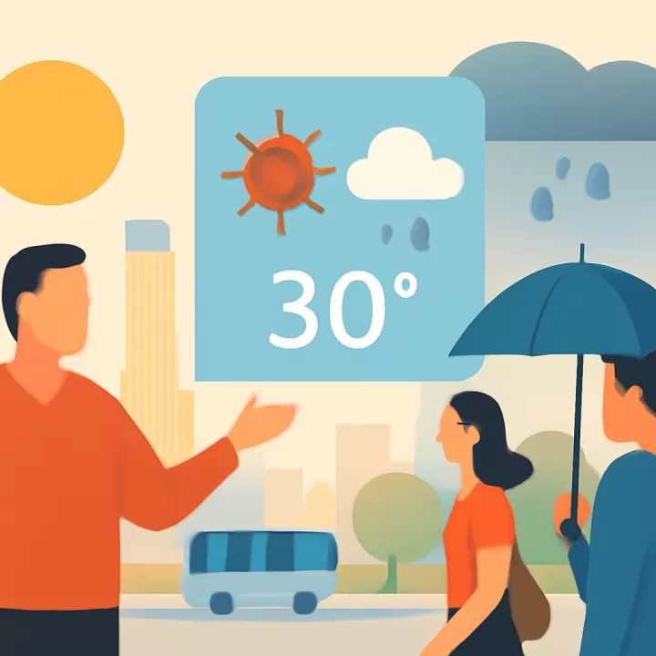 Pronóstico en el AMBA: miércoles con más de 30 °C y 48 horas de inestabilidad