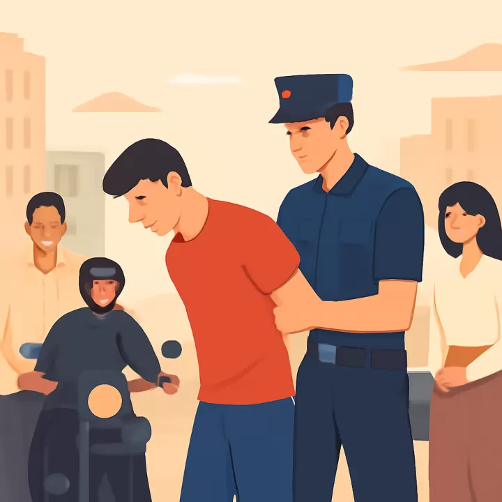 Detienen a dos motochorros tras asalto con rehén en Barrio Norte, La Plata