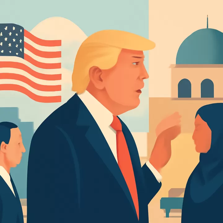 Donald Trump afirma que debe participar en la elección del próximo líder supremo de Irán