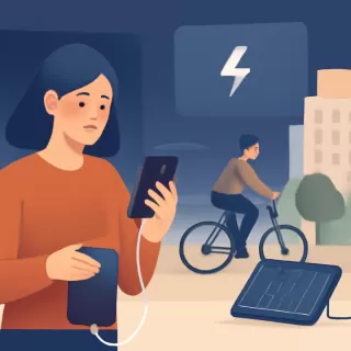 Formas para cargar la batería del celular durante cortes de luz