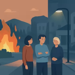 Incendios intencionales y falta de iluminación generan inquietud en el barrio 400 Viviendas de Bariloche