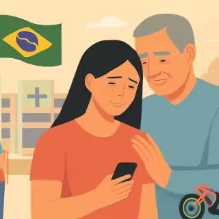 Influencer brasileña Karla Thaynnara falleció en accidente de moto en Brasilia; su padre policía retirado murió tras recibir la noticia