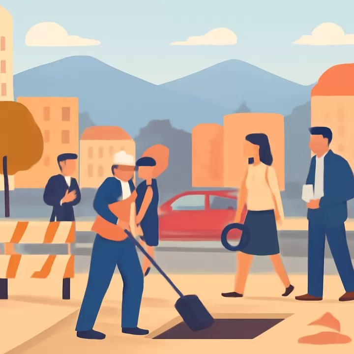 Ciudad de Mendoza continúa con trabajos en calzada y cortes de calles durante marzo de 2026