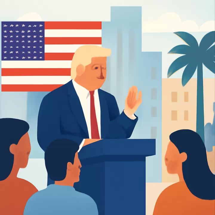 Donald Trump afirmó que Cuba "vive sus últimos momentos" durante cumbre en Miami