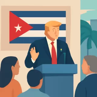 Trump afirma que el régimen en Cuba está en sus últimos momentos y busca un acuerdo con EE.UU.