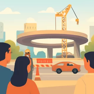 San Juan avanza en la construcción de una mega rotonda para eliminar la 'zona de la muerte' en Santa Lucía