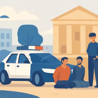 Persecución a tiros en General Roca dejó un patrullero baleado y dos detenidos