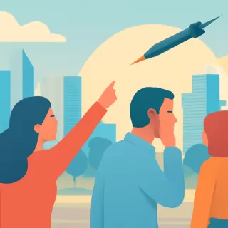 Cómo distinguir si un misil en Tel Aviv proviene de Irán o de un ataque de Hezbollah